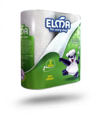 Бумажные полотенца "Elma" Рулон