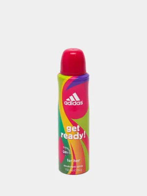 Дезодорант-спрей женский Adidas Get Ready, 150 мл