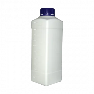 Пластиковая квадратная бутылка  (1 литр) 0.100 кг