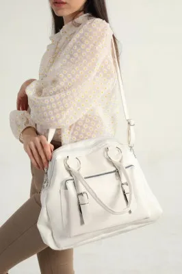 Женская сумка с несколькими отделениями SHK Bag 1001ANN Белый
