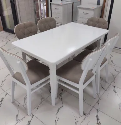 Комплект стол и 6 стульев модель 4