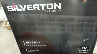 Радиатор алюминиевый Silverton 500 X 94 x 76 мм