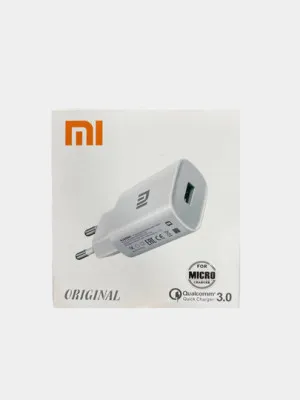 Адаптер питания Xiaomi Quick Charger 3.0 Micro-USB, 120 см