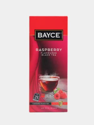 Чёрный чай BAYCE Raspberry, 25x1.5 г