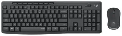 Клавиатура и мышь комплект Logitech MK295 GRAPHITE