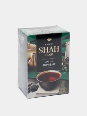 Чай черный листовой SHAH GOLD Supreme, 230 г