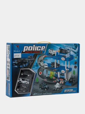 Игрушечный набор Jin Yi Toys 2A-2 Police Parking Сarage