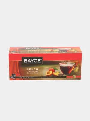 Черный чай BAYCE Peach Flavoured, 25 * 1.5 г