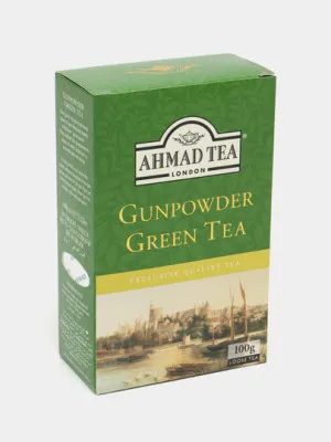 Чай зеленый Ahmad Tea Gunpowder, 100 гр