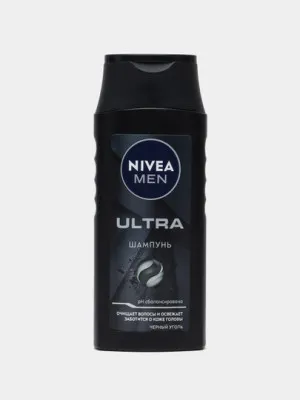Шампунь для волос Nivea Men Ultra с активным углем, 250 мл