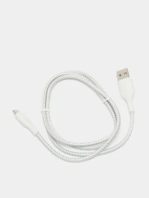 Кабель Belkin USB-A - USB-С, BRAIDED, 1 м, white
