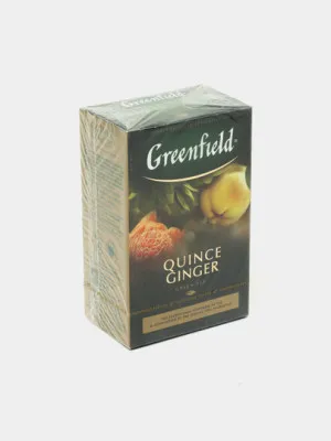 Чай зелёный листовой Greenfield Quince ginger, 100 г