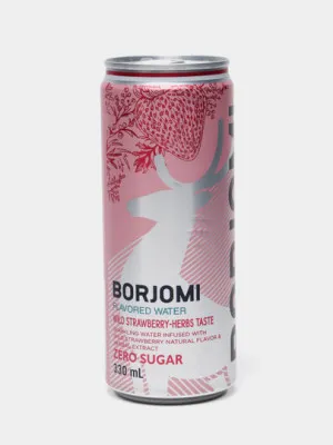 Газированный напиток Borjomi Земляника-Артемизия, 330 мл