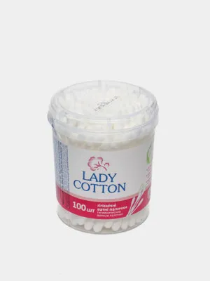 Ватные палочки гигиенические Lady Cotton, 100 шт