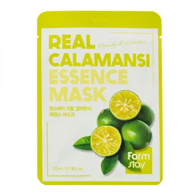 Тканевая маска с каламанси Farm Stay Real Calamansi Essence Mask