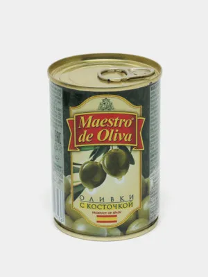 Оливки Maestro de Oliva, с косточкой, 280 г