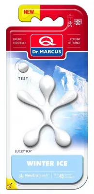 Освежитель для авто Dr.Marcus Lucky Top, Зимний лед, 1 шт