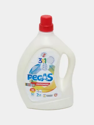 Жидкий стиральный порошок Pegas автомат, 2л