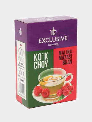 Зеленый чай Exclusive China Малина, 80 гр