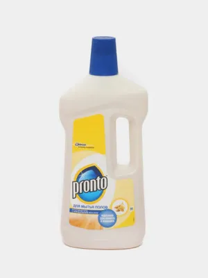 Средство для мытья полов Pronto Интенсивный уход, с миндальным маслом, 750 мл