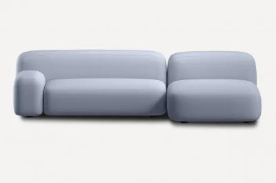 Модульный диван Риббл-2 Bucle Lilac