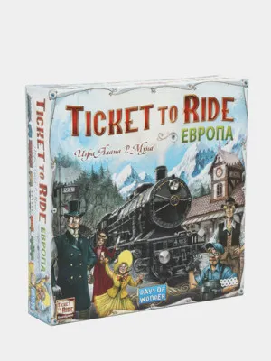 Настольная игра Hobby World «Ticket to Ride. Europe»