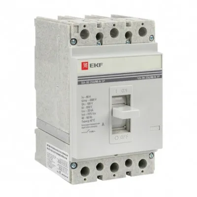 Автоматический выключатель ВА-99 250/80А 3P 35кА без коннекторов EKF PROxima