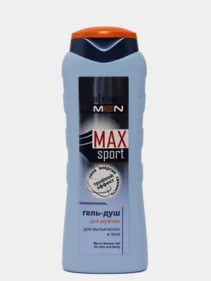Гель-душ Витэкс For Men Max Sport, для мытья волос и тела, 400 мл