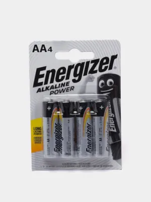 Батарейки Energizer POWER AA E91 BP 4 E300132901, 4 шт
