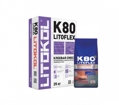 Клеевая смесь LitoFlex К80 (25 кг)
