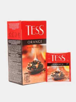 Чай TESS черн. Оранж в пакетиках (1,5г*25пач)*10