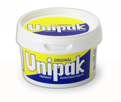 Tishli ulanishlarni yopish uchun pasta "unipak" (plastmassa. 360 g)