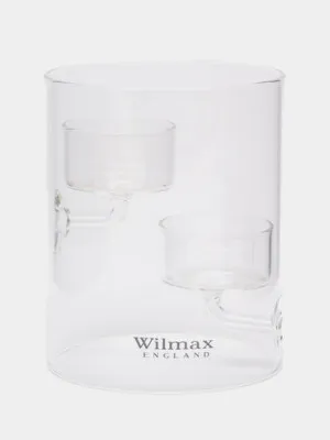 Подсвечник на 2 свечи Wilmax WL-888905 / A 15х8.5 см стекло
