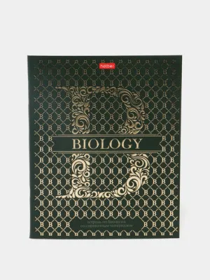 Тетрадь предметная Hatber Biology, 46 листов, А5ф, 3D фольга