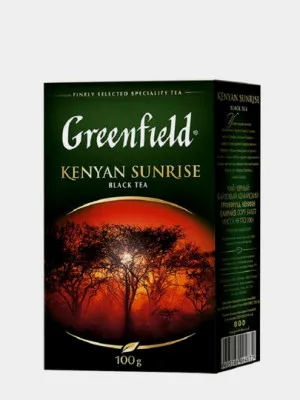 Чёрный чай Greenfield Kenyan Sunrise, листовой, 100 г