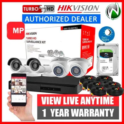 Камеры видеонаблюдения Hikvision Turbo HD 4 шт