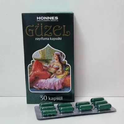 Zaiflash uchun kapsulalar Guzel, 30 kapsula