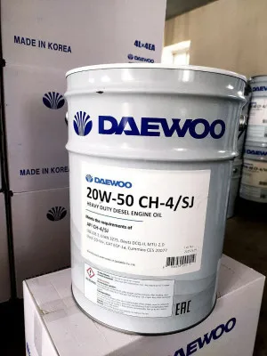 Моторное масло Daewoo 20W-50 CH-4 / SJ 20L