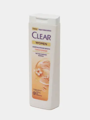 Шампунь Clear Women Глинотерапия чистые и мягкие волосы 380мл