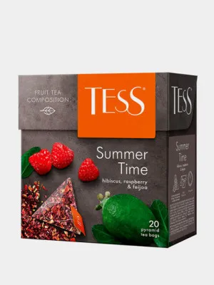 Чёрный чай TESS Summer time в пирамидках, 1.8 гр * 20шт