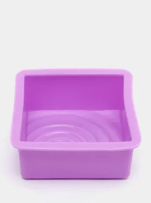 Силиконовая форма для изготовления мыла, квадратная