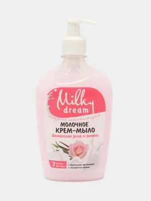 Жидкое мыло Milky Dream Дамасская роза и ваниль, 500 мл. (флакон)