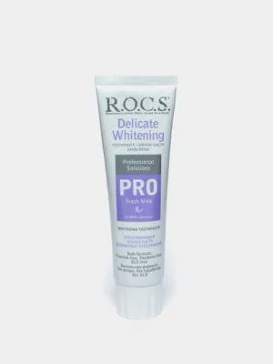 Зубная паста R.O.C.S. Pro Delicate Whitening Fresh Mint, 135 г