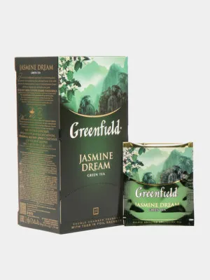 Зеленый чай Greenfield Jasmine Dream, 2 г, 25 пакетиков