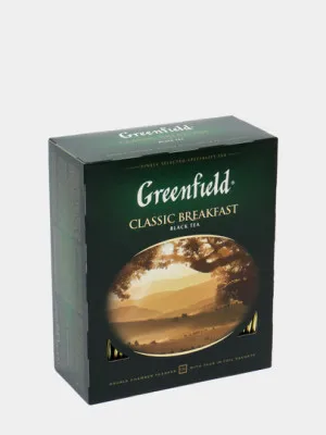Чай чёрный Greenfield Classiс Breakfast, 2гр, 100шт