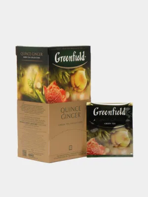 Чай зеленый Greenfield Quince Ginger, 2 г, 25 шт
