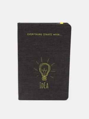 Записная книжка Optima "Everything starts with...Idea", А5ф