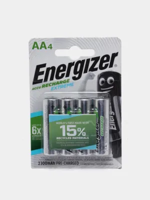 Батарейки Energizer Extreme Recharge AA, 4 шт
