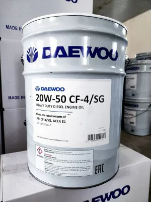 Моторные масла Daewoo 20W-50 CF-4 / SG 20L