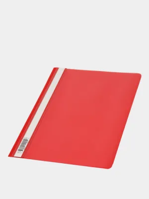 Папка-скоросшиватель пластиковая ErichKrause Economy, A4, красный